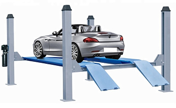 Подъемник четырехстоечный г/п 5,5 т, 380 V с траверсой 2,5 т, TS5.5D-4L