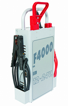 F4000 - портативный бустер, пусковой ток 2000/4000 А, 12-24 B, 2*22 А*ч