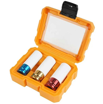 Набор ударных глубоких торцевых головок TOLSEN 1/2" 17-21мм TT15510