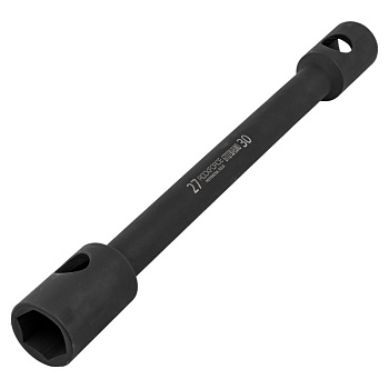 Ключ баллонный двусторонний усиленный 27x30 L-400мм. (черный) 54279 RF-6772730-EURO