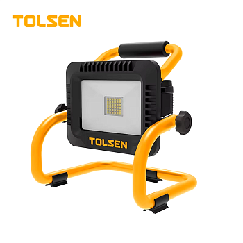 Фонарь светодиодный аккумуляторный 2000/900лм(20W), 6500K, акк.20В(Li-Ion) Б/А (8) TOLSEN 87312