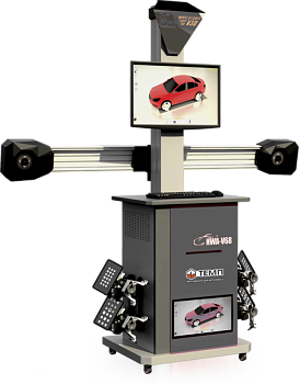 Стенд для регулировки углов развал-схождения 3D ТЕМП HWA-V68