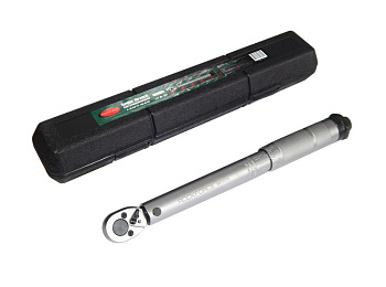 Ключ динамометрический щелчкового типа 28-210Нм, 1/2",в пластиковом футляре RF-6474470