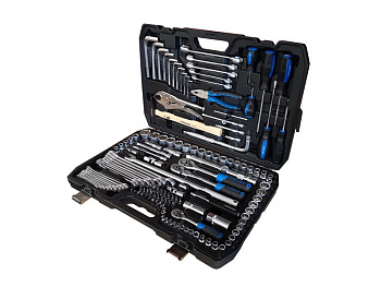 Набор инструментов 142 предмета 1/4" 3/8" 1/2" (6-гр.) (4-32мм) ROCKFORCE RF-41421-5