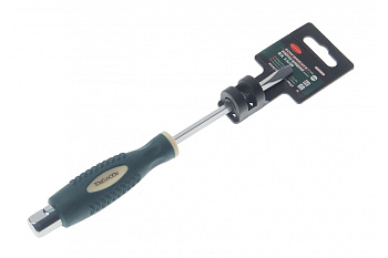 Отвертка шлицевая силовая магнитная под ключ S2 Profi S2 SL5.5х100мм на пластиковом держателе