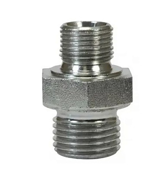 Переходник 1/4внеш - 3/8внеш, 400bar, латунь