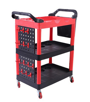 Тележка пластиковая 3 полки