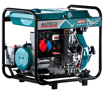 Дизельный генератор ALTECO ADG 7500 TE / 5кВт / 220; 380В