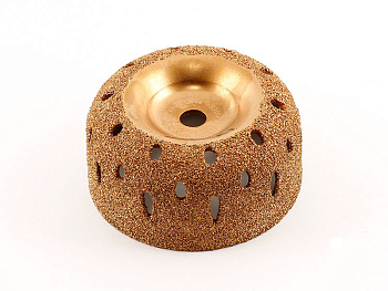 S2021 Шлифовальная полусфера для покрышек и камер 75х40 мм , зерно 60