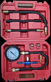 Набор для измерения давления топлива Forsage (0-7bar) 8 предметов в кейсе. F-946G08