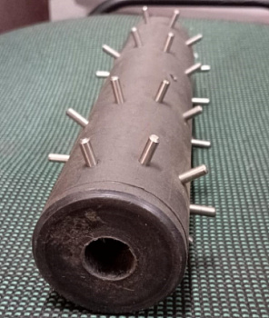 003-08(Аналог) Приводной валик, резиновый. Шипованный резиновый для Wulkan 200, 300