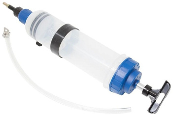 Шприц для откачки технических жидкостей и масла 1.5л.