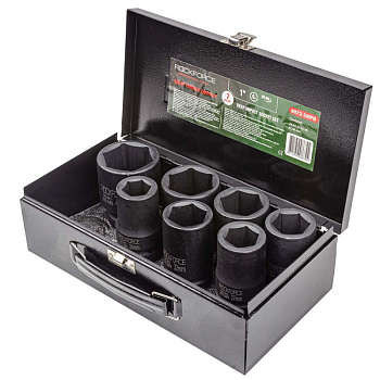 Набор головок ударных глубоких 1" 7пр. (6гр.) (24,27,30,32,36,41,46мм) RF-8072-5MPB