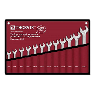 Набор ключей гаечных рожковых серии ARC в сумке, 6-32 мм, 12 предметов W1S12TB