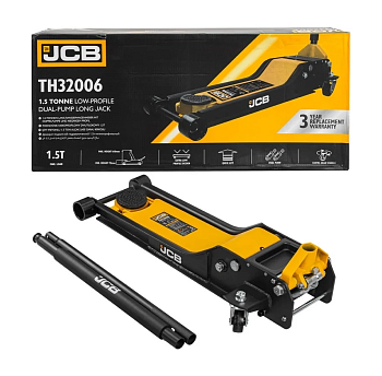 Подкатной гидравлический домкрат JCB 1.5 т, 70-610 мм JCB-TH32006