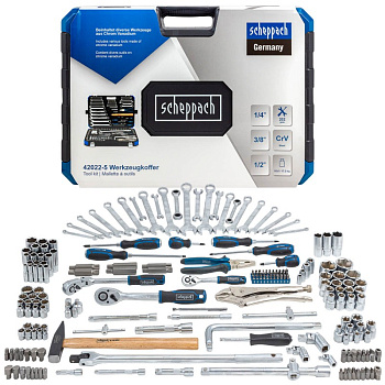 Набор инструментов 202пр. 1/4''3/8''1/2'' Sch-42022-5