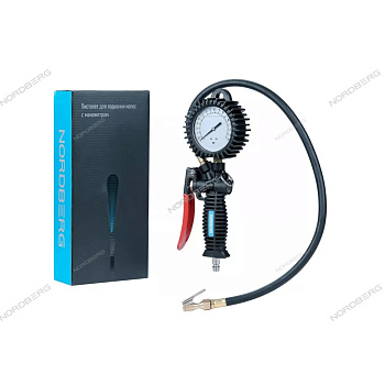 TI62 NORDBERG Пистолет для подкачки колес с жидкостным манометром 80 мм