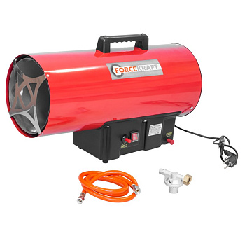 Пушка тепловая газовая(30кВт,220V,0.7 bar,расход-2.18 кг/час,пр.-ть-650м3/час,площадь обогрева-185м2