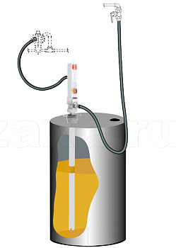 Маслораздаточный комплект с монтажем на бочку 379300 SAMOA