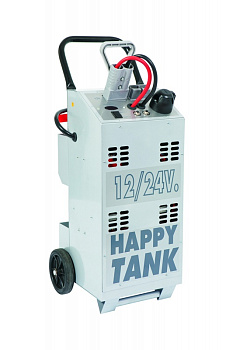 HAPPY TANK - портативный бустер, пусковой ток 6400/3200 А, 12-24 B, 2х54 А*ч., с заряд. ус-вом