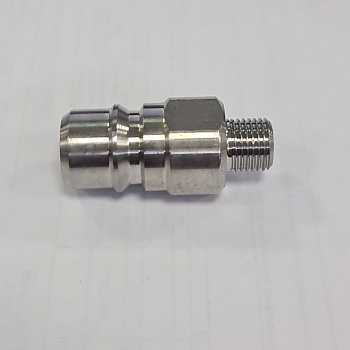 Ниппель PA 250 бар, 1/4M внеш, нерж./сталь