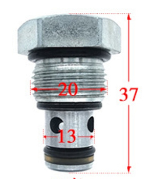 Обратный клапан гидростанции 20*37*13