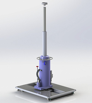 Ямный подъемник с передвижным штоком 16т КППТ16П1200П