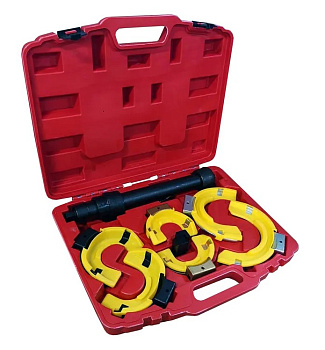 Съемник пружин универсальная 7пр в кейсе FORSAGE F-908T8