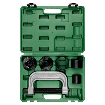 Набор инструментов для снятия и установки шаровых опор, подшипников и сайлентблоков, 7пр., в кейсе