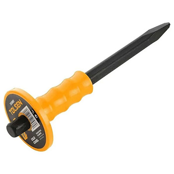 Зубило пикообразное с протектором (кернер) 4х16х250мм, порошковое покрытие (36) TOLSEN 25082