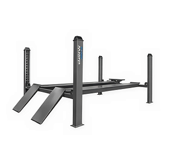 Четырехстоечный подъемник с траверсой под сход-развал Р-4000