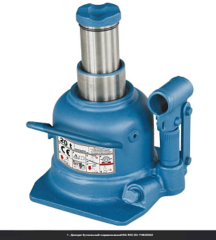 Домкрат бутылочный гидравлический BIG RED 20т TH820002