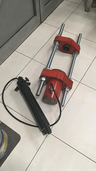 ВШ70-200 Выпрессовщик шкворней без тележки с ручным переносным двухскоростным гидравлическим насосом