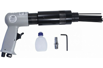 Пневмозубило с насадкой игольчатой(4500уд/мин, 79л/мин,штуцер 1/4'') RF-RP7658 ROCKFORCE