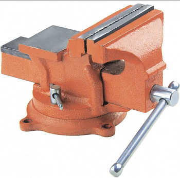 186275	Тиски слесарные, 150 мм, поворотные, с наковальней// Sparta