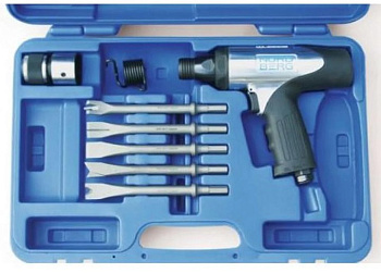 ПНЕВМОЗУБИЛО в кейсе + 5 насадок + быстросъемн.адаптер (HA67-KIT)