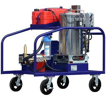 E15-360-21-Th-Gun АВД ПОСЕЙДОН (электро 15кВт, диз.нагреватель, насос UDOR (Италия),шланг прох. 8мм