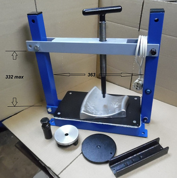 Вулканизатор электрический, 220В, 1000Вт, нагр.плита 190х340мм 610