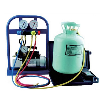 Набор для заправки кондиционеров, ручное управление