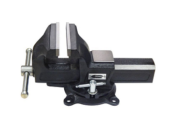 Тиски стальные поворотные с наковальней 8"-200мм FORSAGE F-6540208