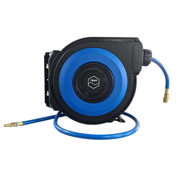Катушка с шлангом для воздуха 15 метров 9,5*15,5мм 10 бар JT-A03-Q15