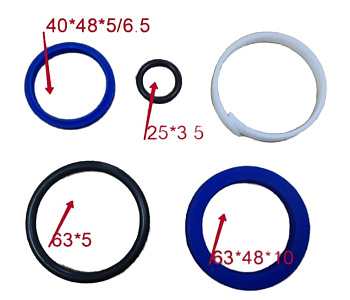 Комплект манжетов к цилиндрам автоподъемника